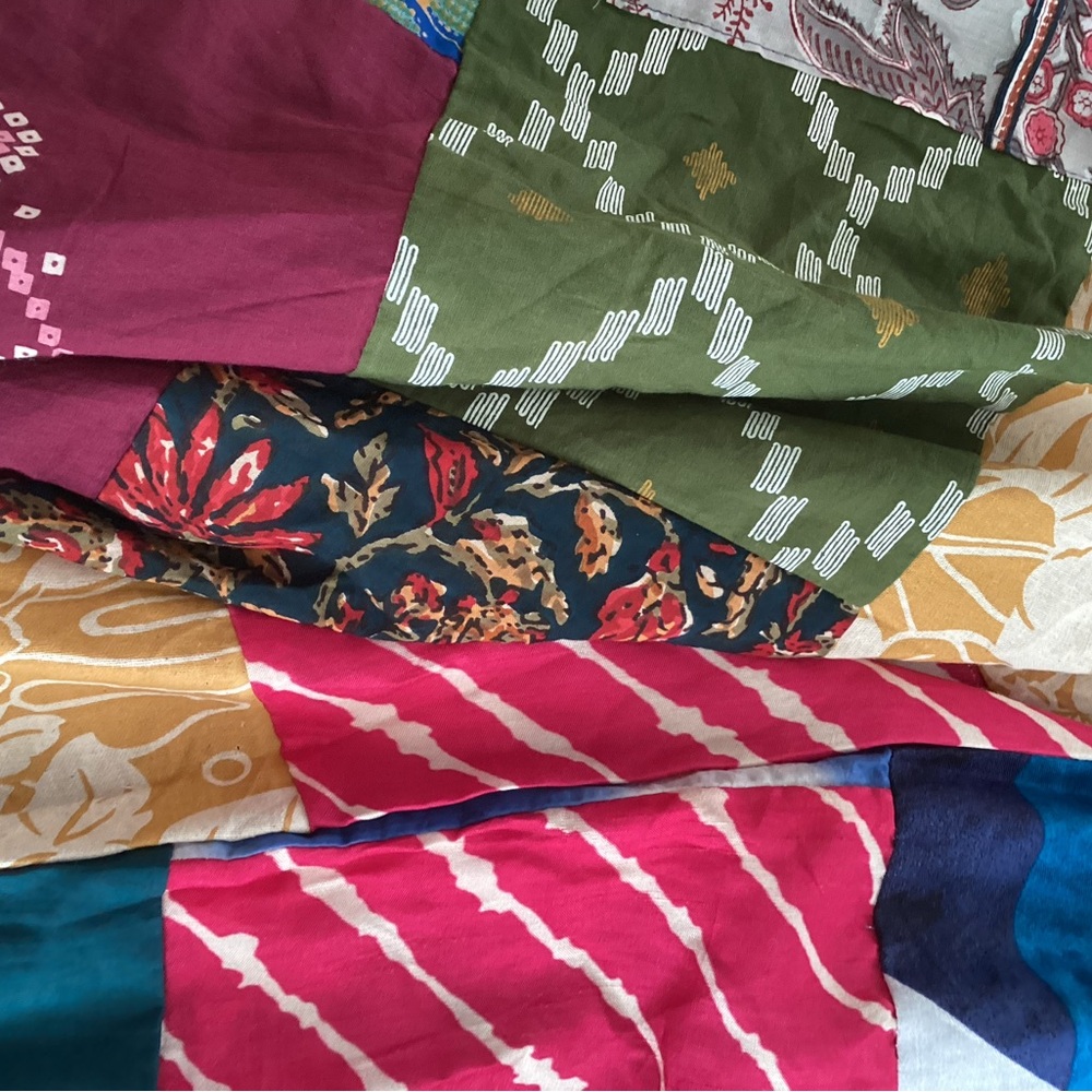 India 100% cotton patchwork harem pants - image 2